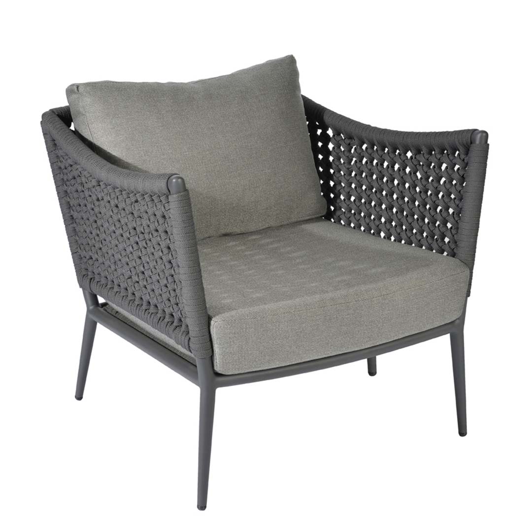 Loungestoel Estoril Donkergrijs