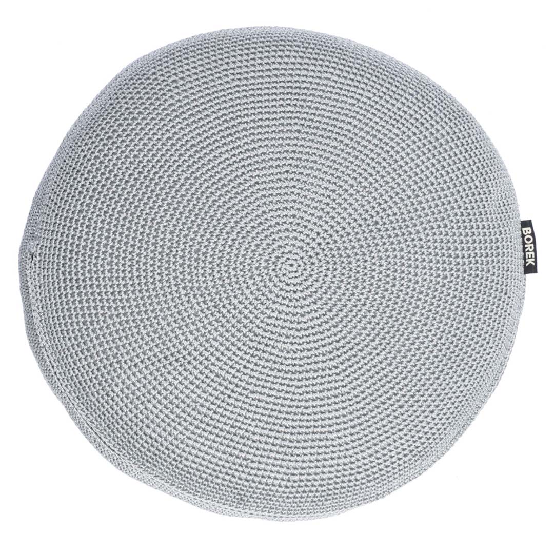 Kussen Crochette ø45 IJzergrijs
