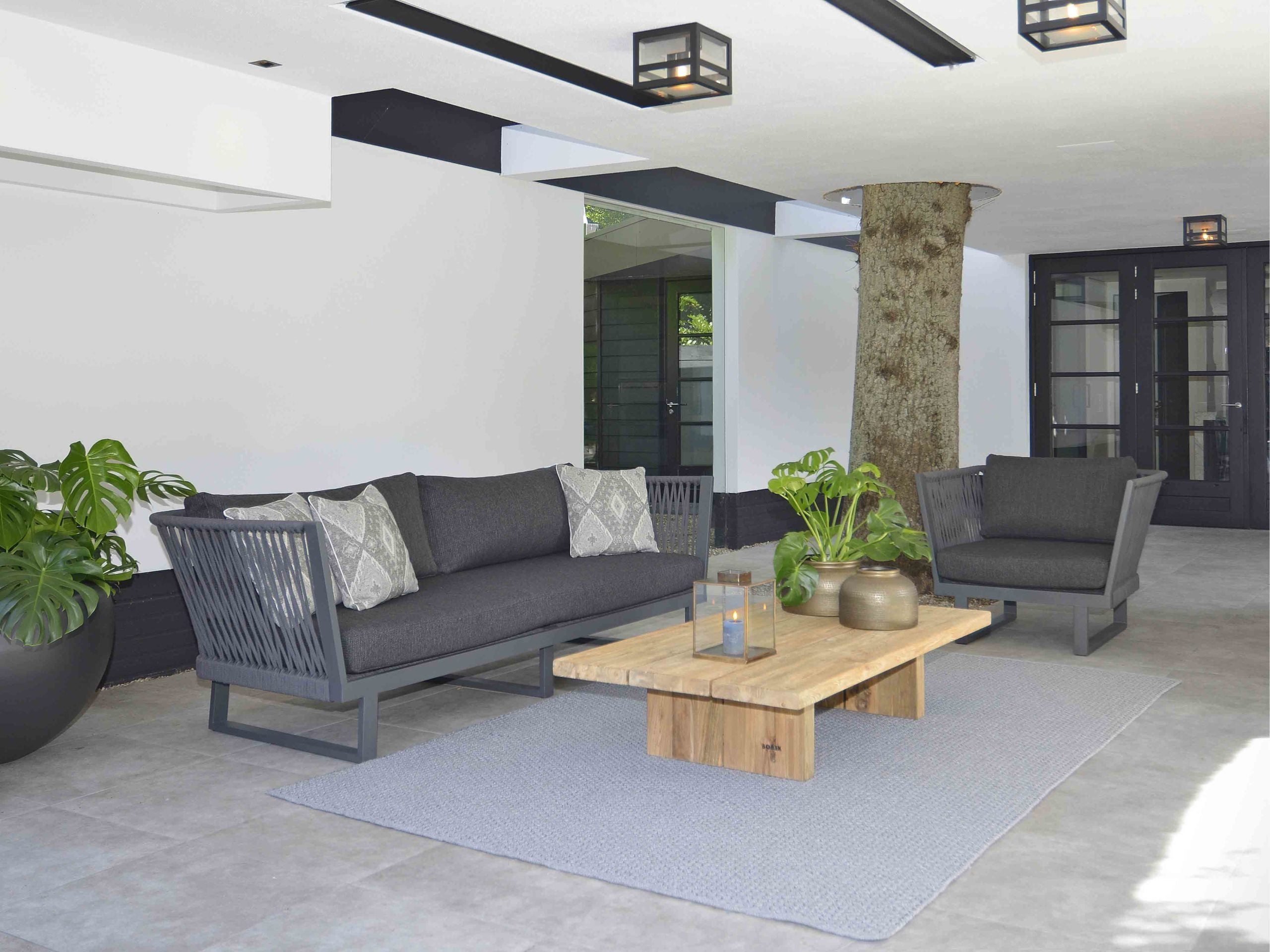 Tuinbank Altea Donkergrijs