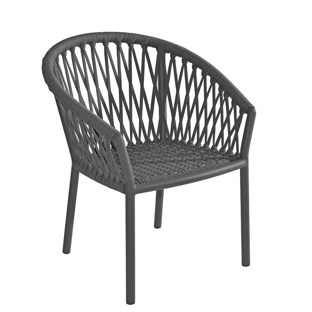 Tuinstoel Majinto Donkergrijs