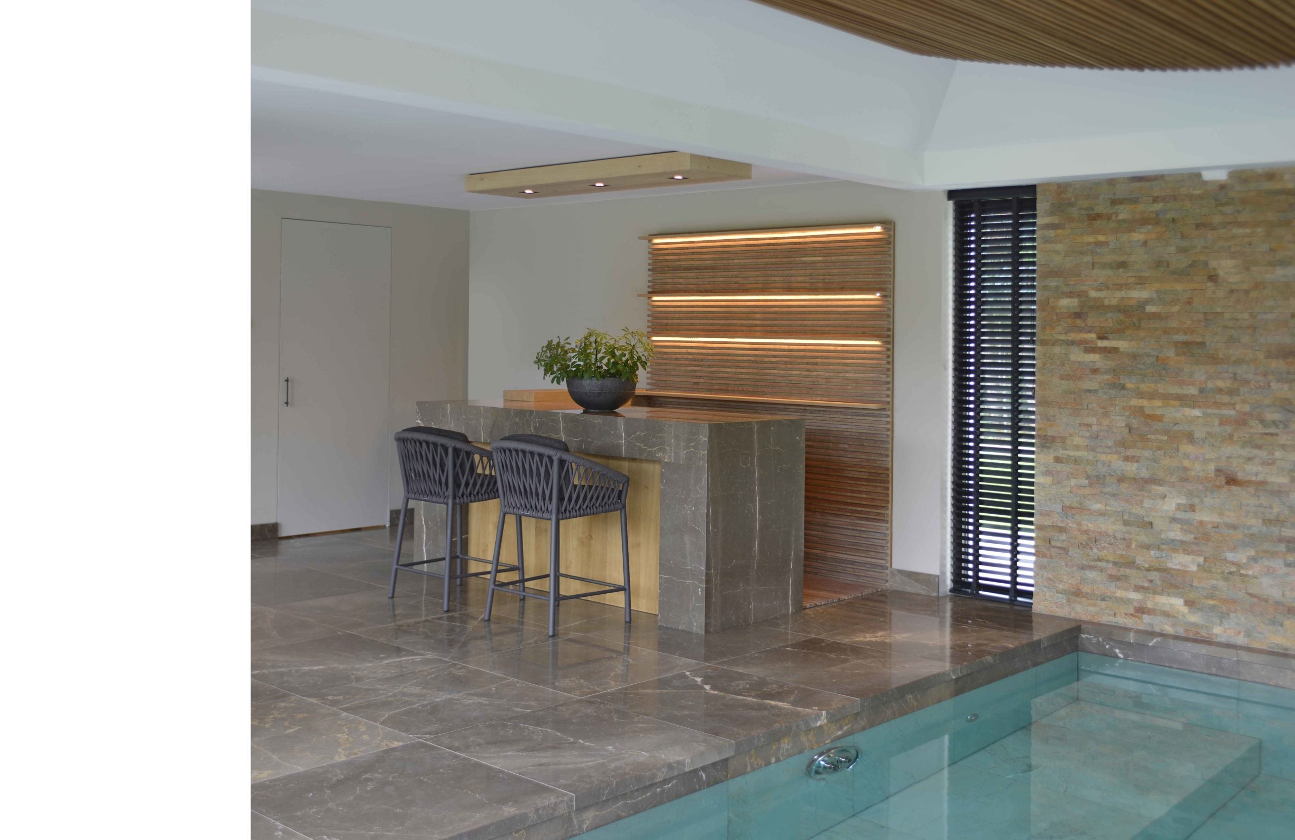 Barkruk Majinto Donkergrijs