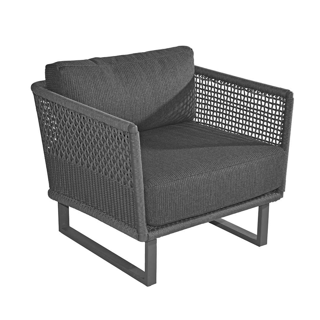 Loungestoel Morella Donkergrijs