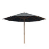 Parasol Elena ø350 Zwart