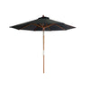 Parasol Enzo ø250 Zwart
