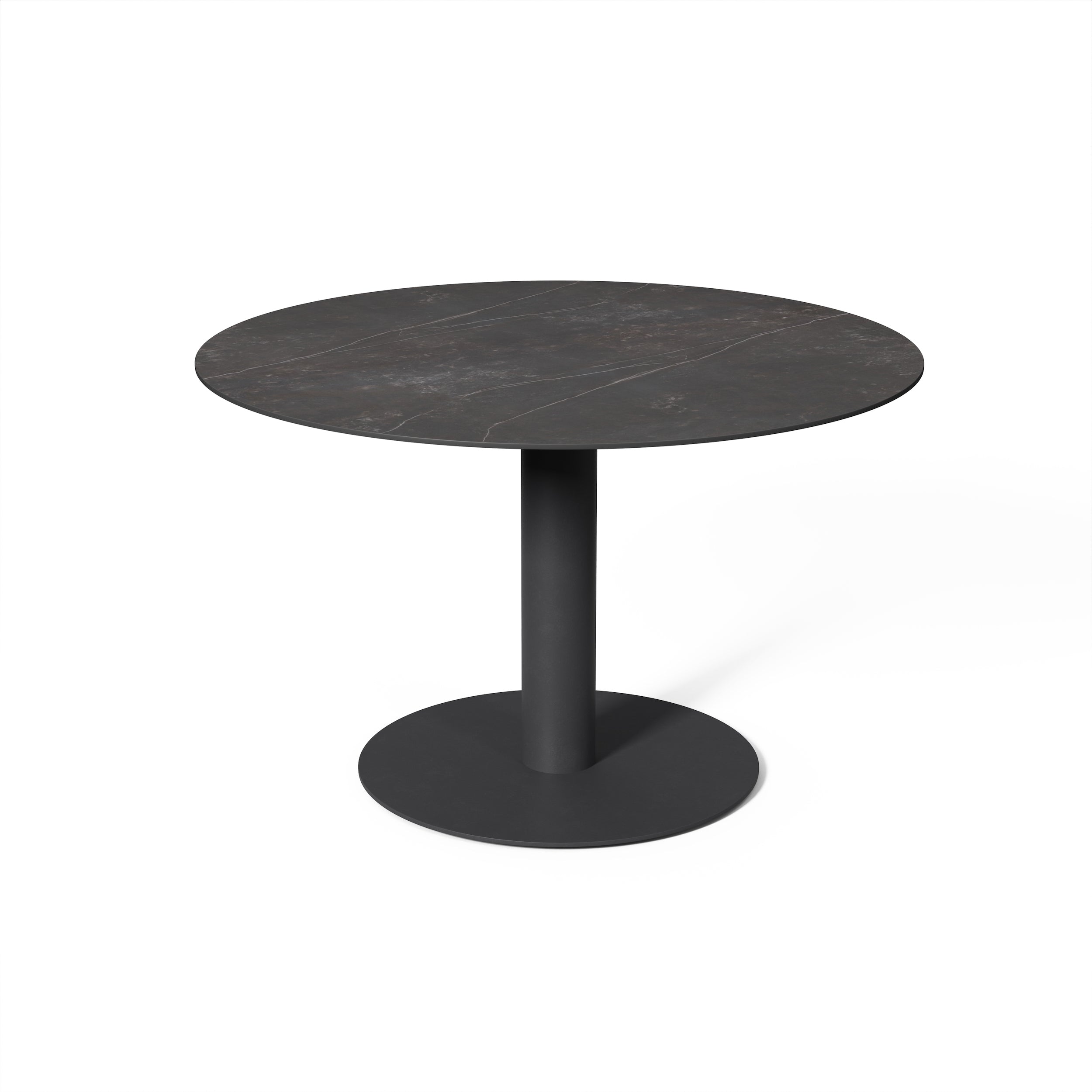 Tuintafel Tarente - Antraciet / Kelya - Ø120 x H75