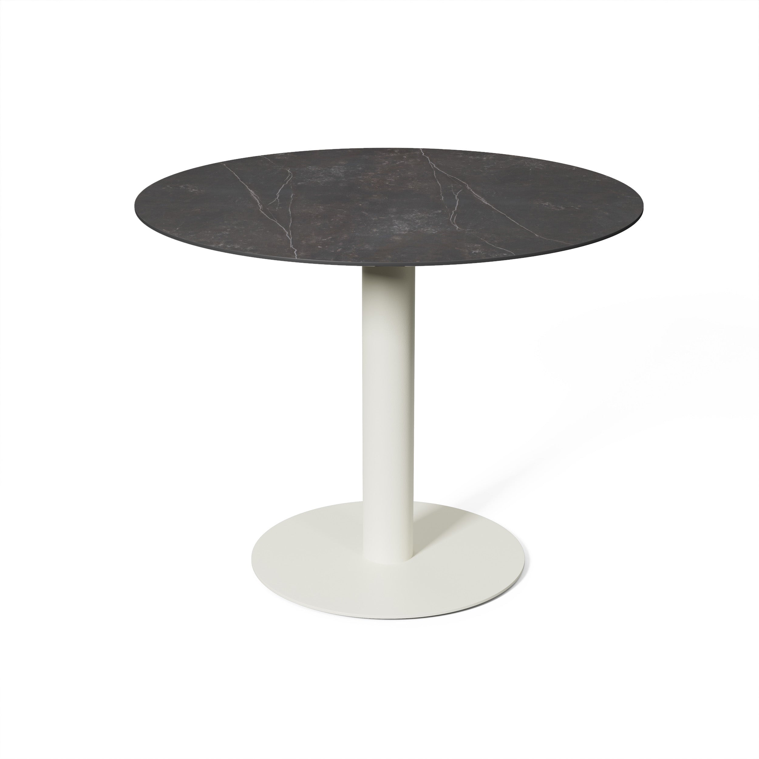 Hoge tuintafel Tarente - Chalk / Kelya - Ø120 x H95