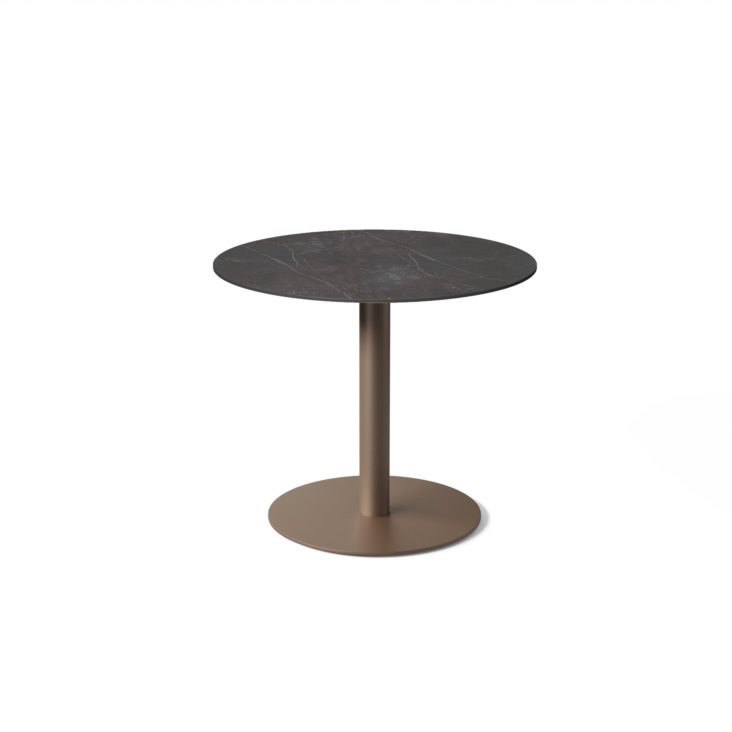 Lage tuintafel Tarente - Brons / Kelya - Ø80 x H68