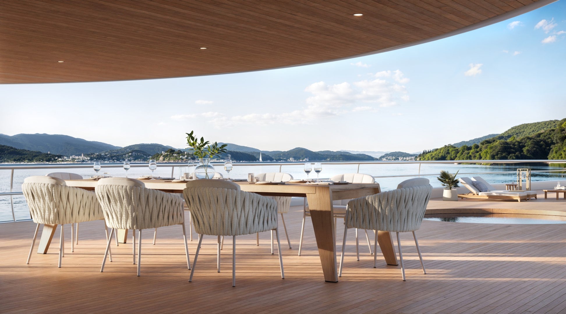 Tuinstoel Genua - Chalk