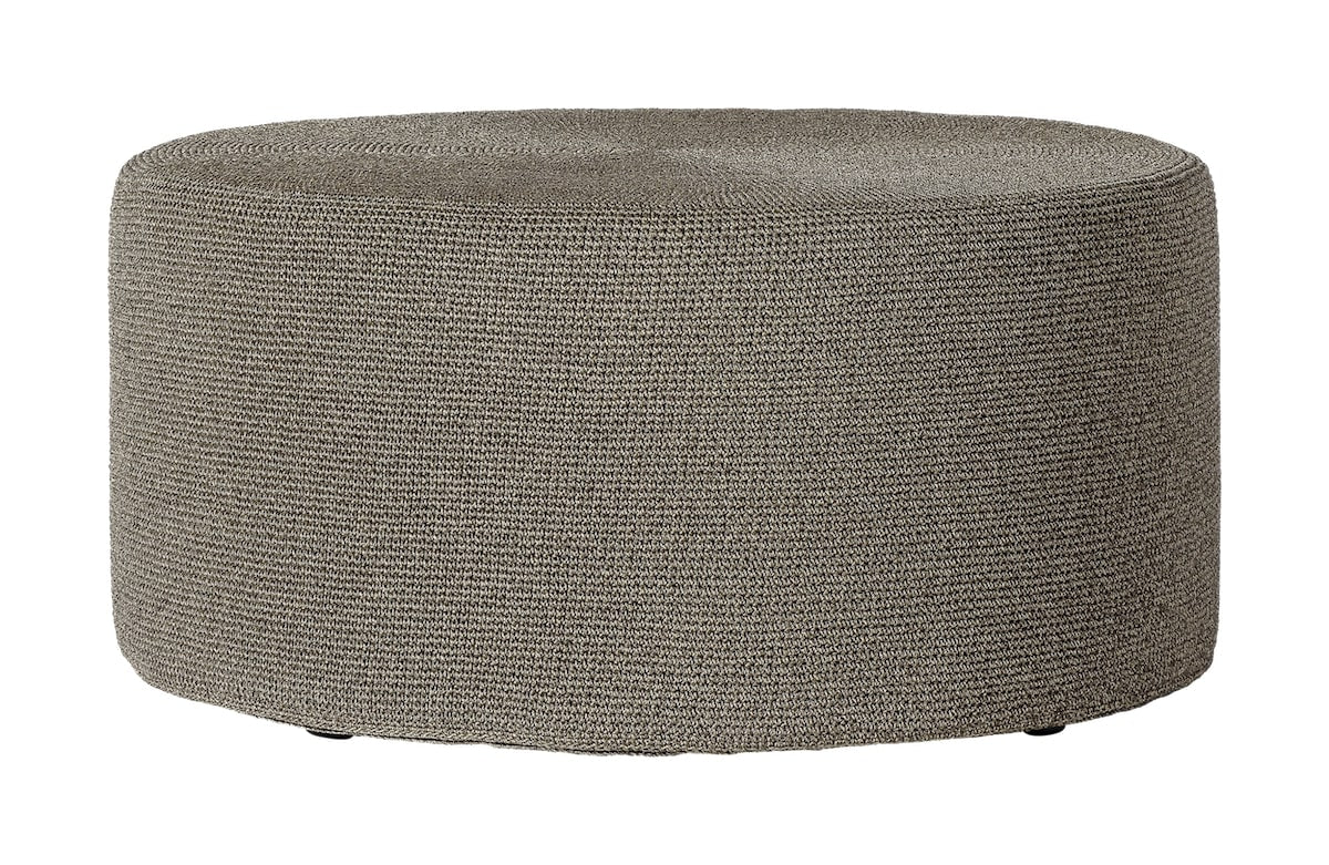 Poef Crochette - Wengé - Ø80 x H40,5