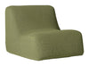 Loungestoel Leno - Olive green