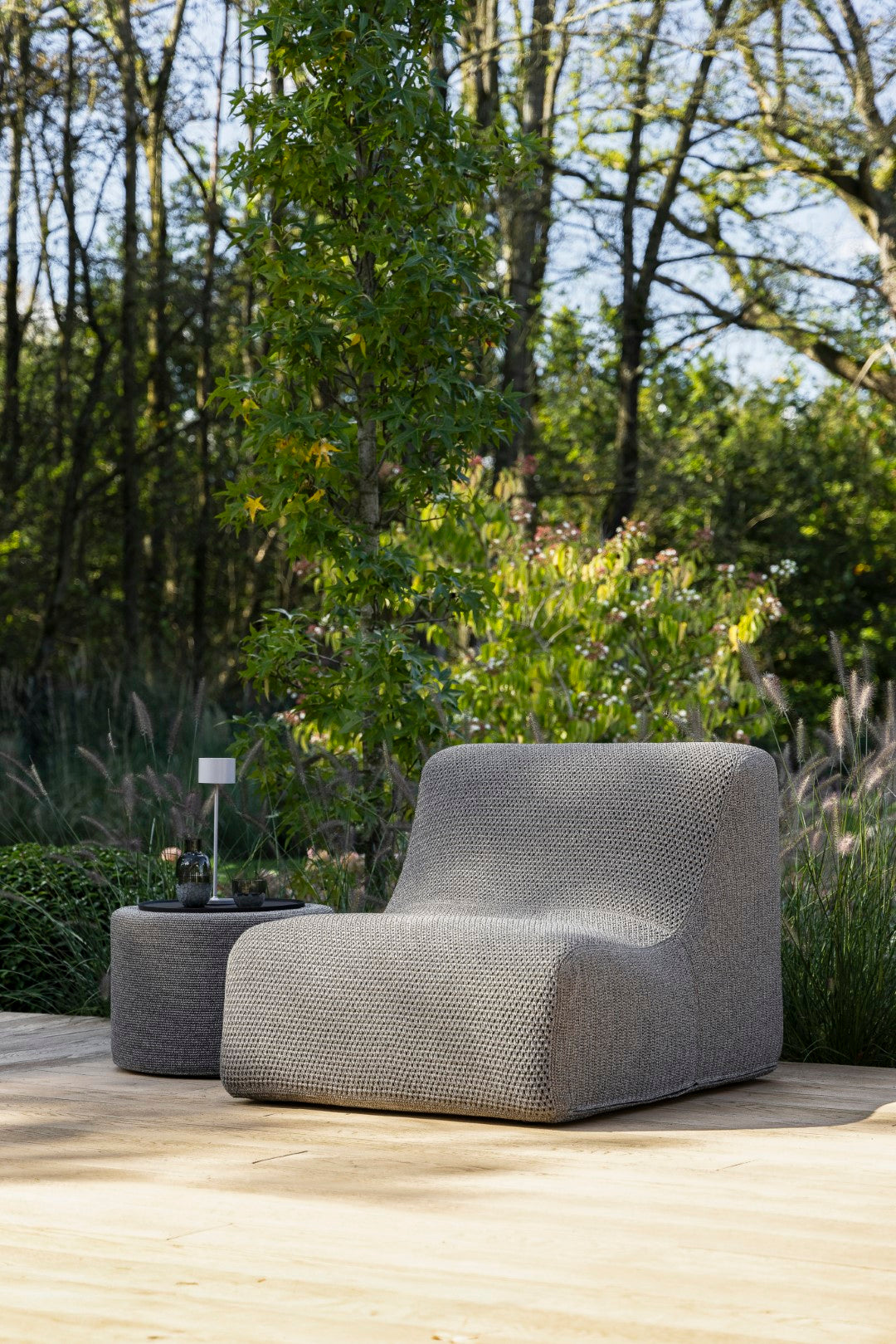 Loungestoel Leno - Wengé