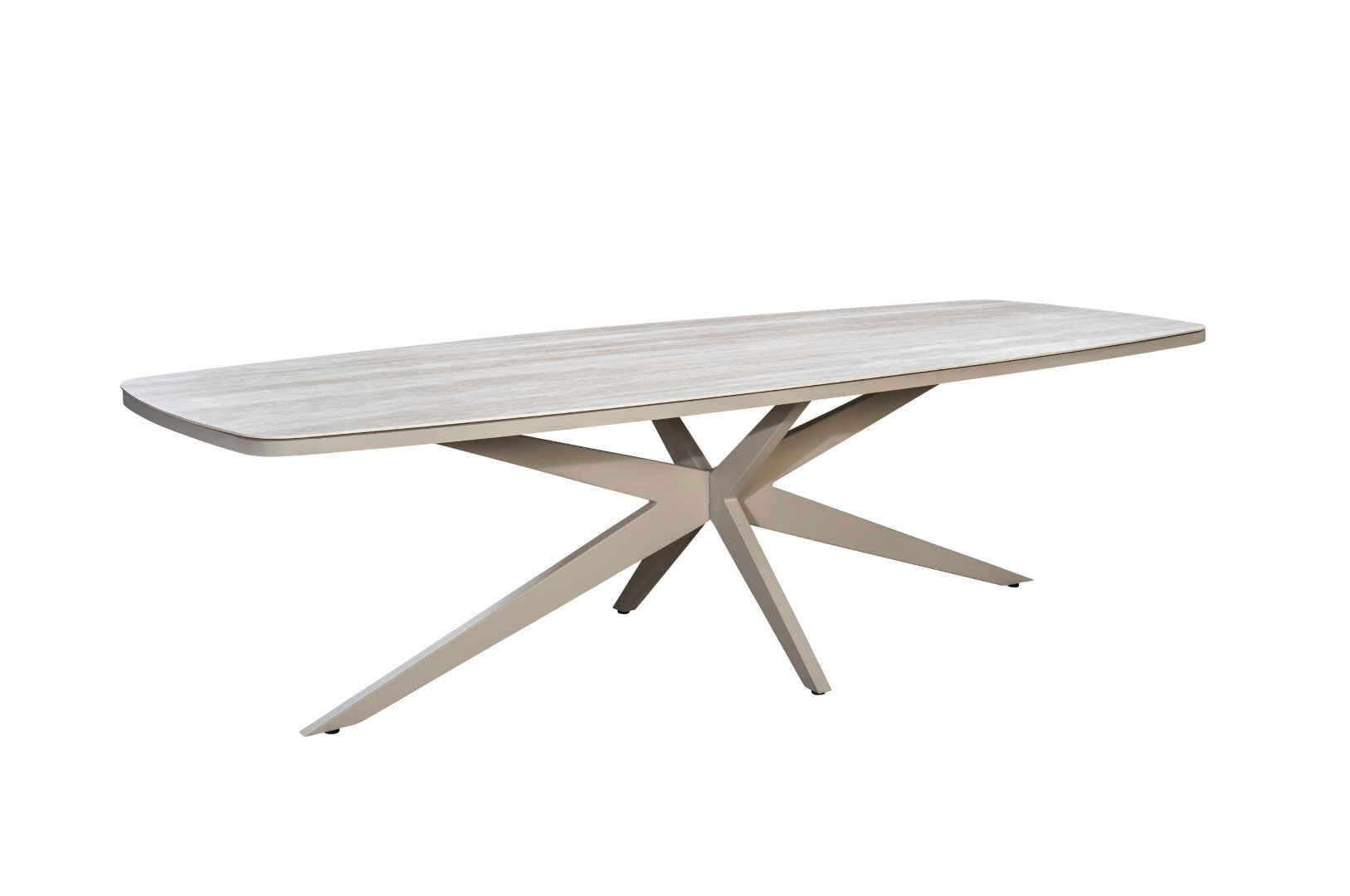 Eettafel Calma - Salix - Travertin - 270 x 110 cm