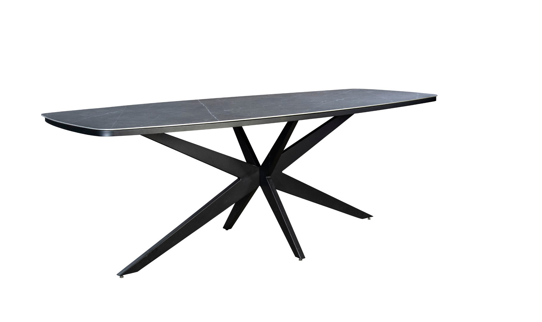 Hoge Eettafel Calma - Zwart - Slate - 270 x 110 x H95 cm