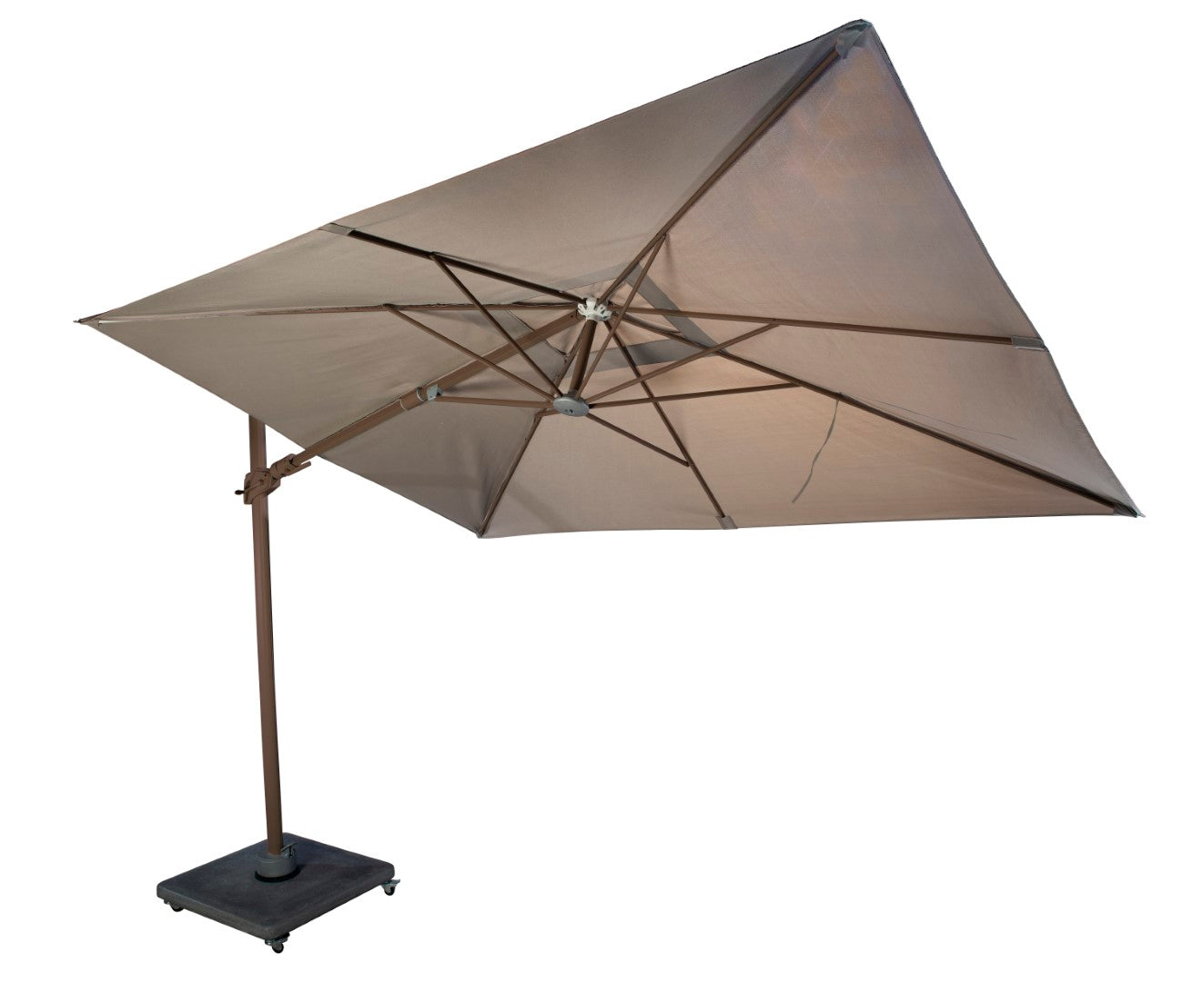 Parasol Cavalo - Brons/Naturel - 300 x 220 cm