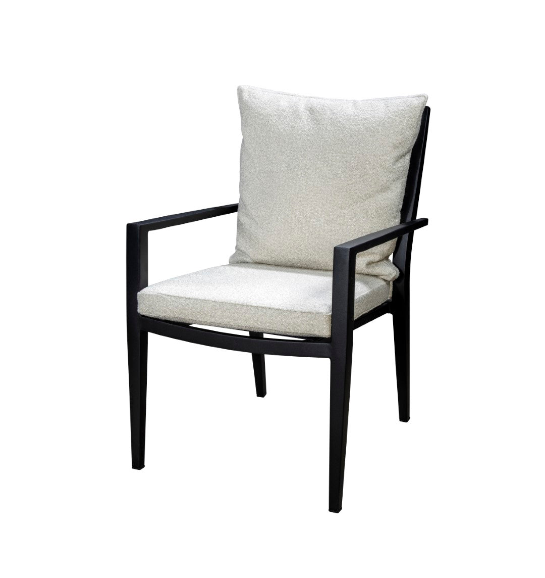 Tuinstoel Marinha - Zwart - Wool White