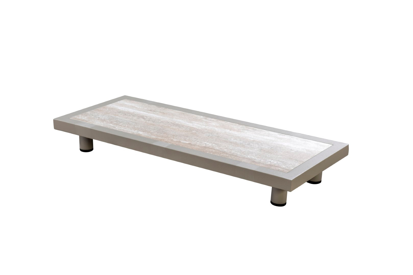 Bijzettafel Vallon - Salix - Travertin - 100 x 40 cm