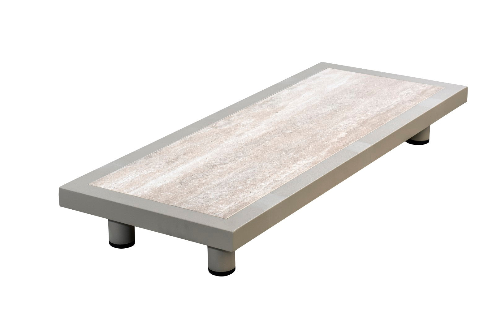 Bijzettafel Vallon - Salix - Travertin - 100 x 40 cm