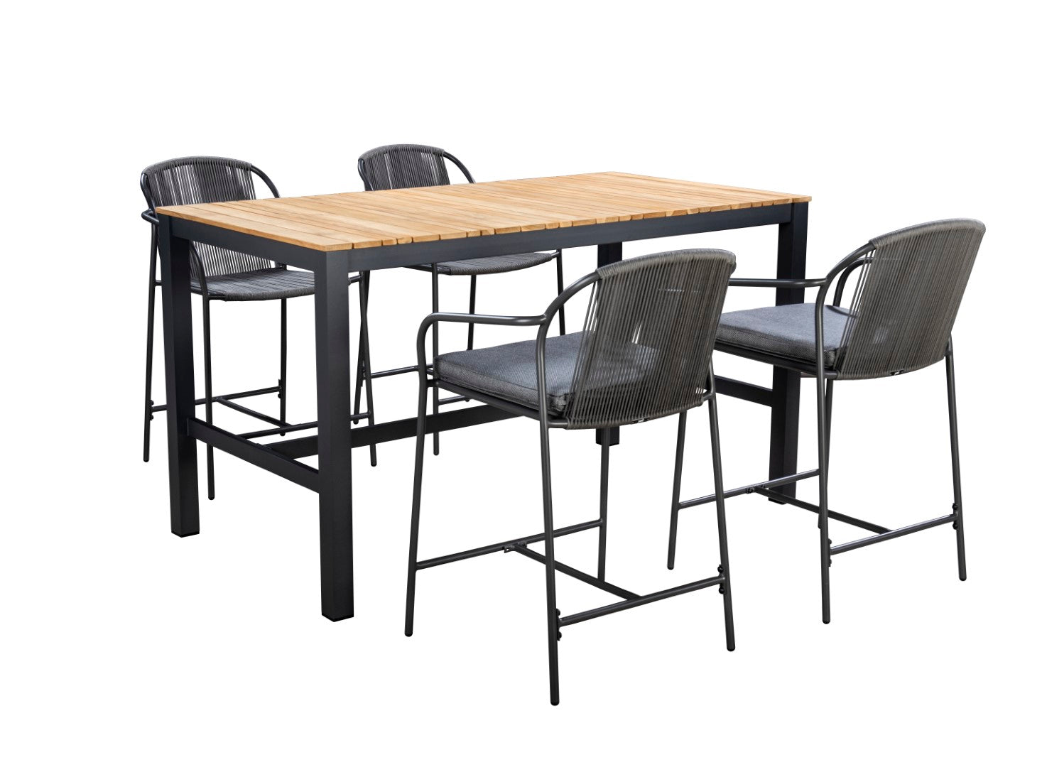 Tuinstoel Vedella - High dining - Dark Grey