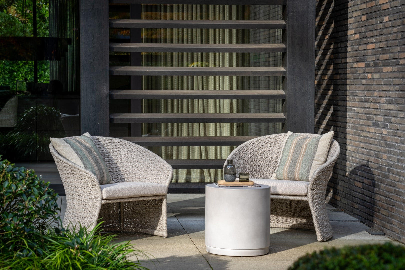 Bijzettafel Moura - Lichtgrijs