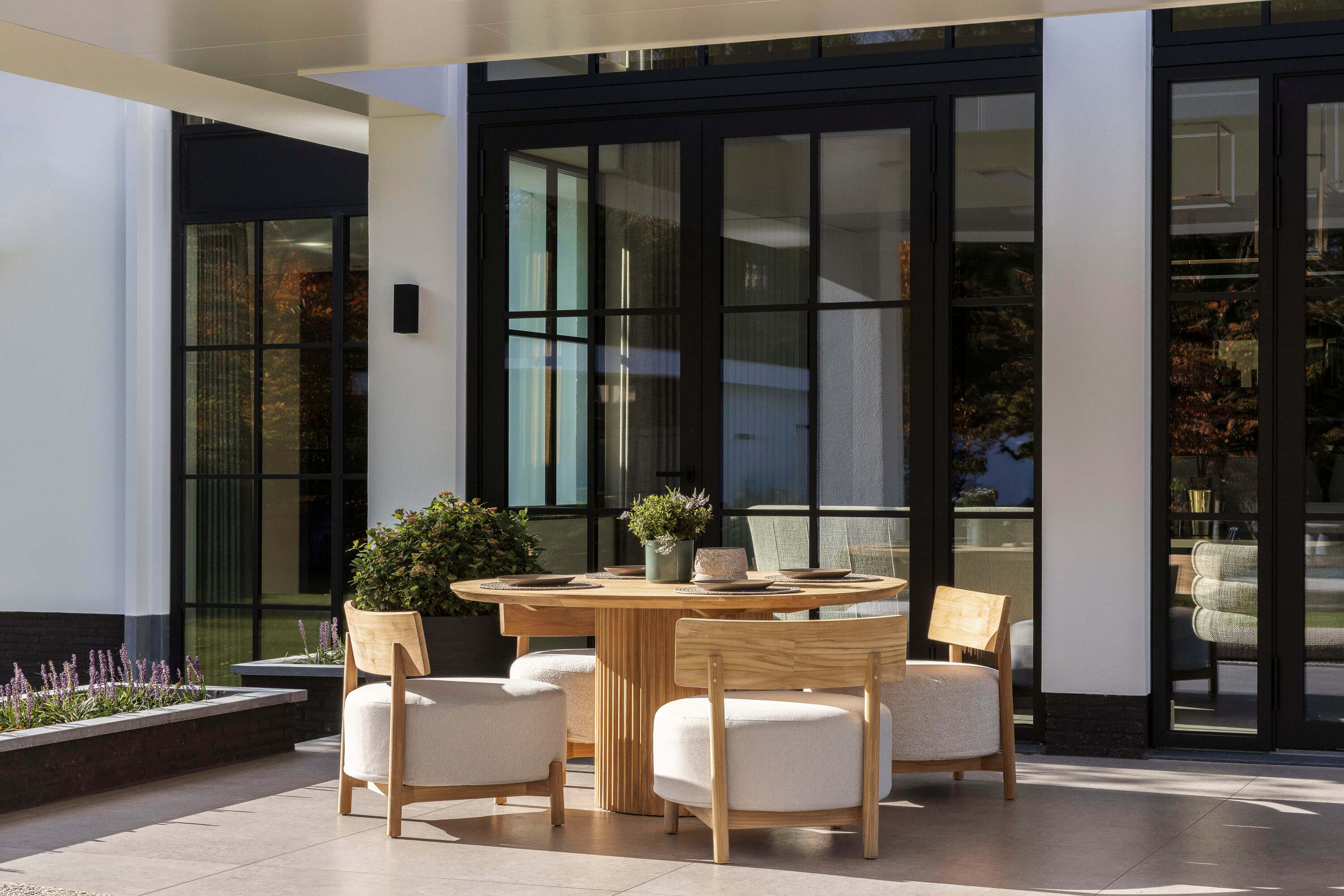 Lage Tuintafel Venezia - Organisch