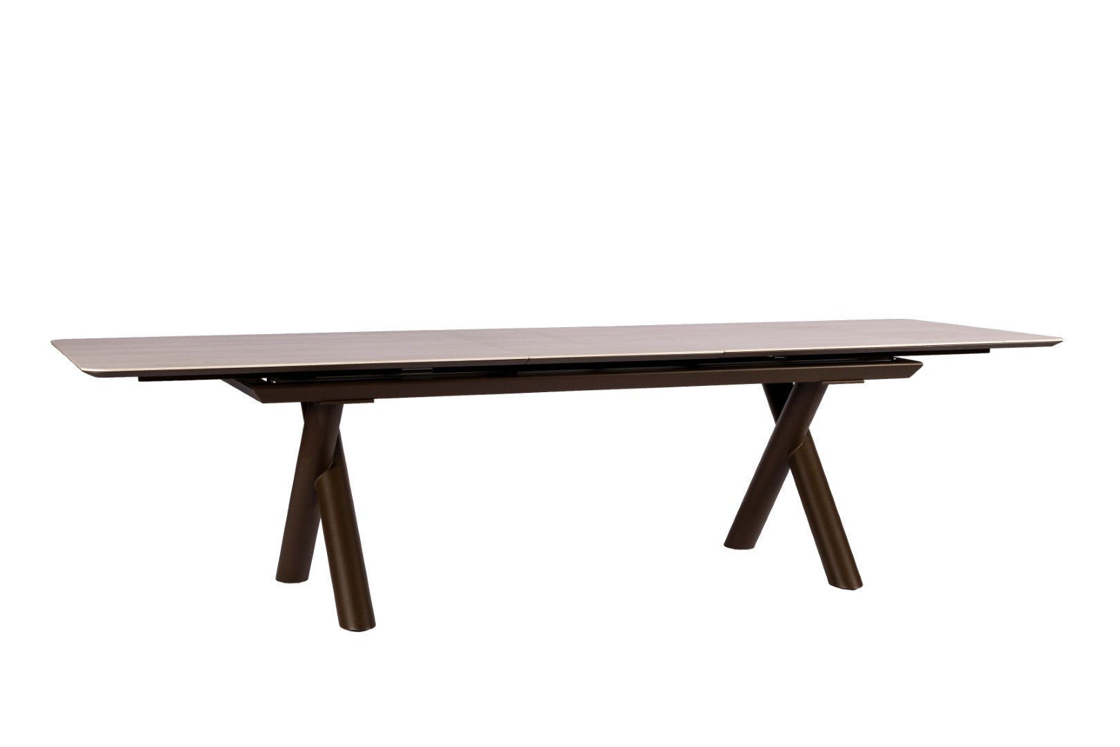 Verstelbare Tuintafel Maratea - 300 cm - Brons