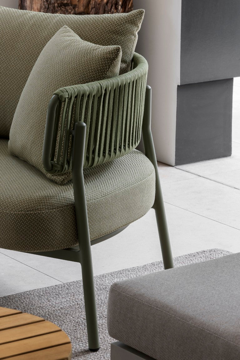 Loungestoel Santiago - Olive