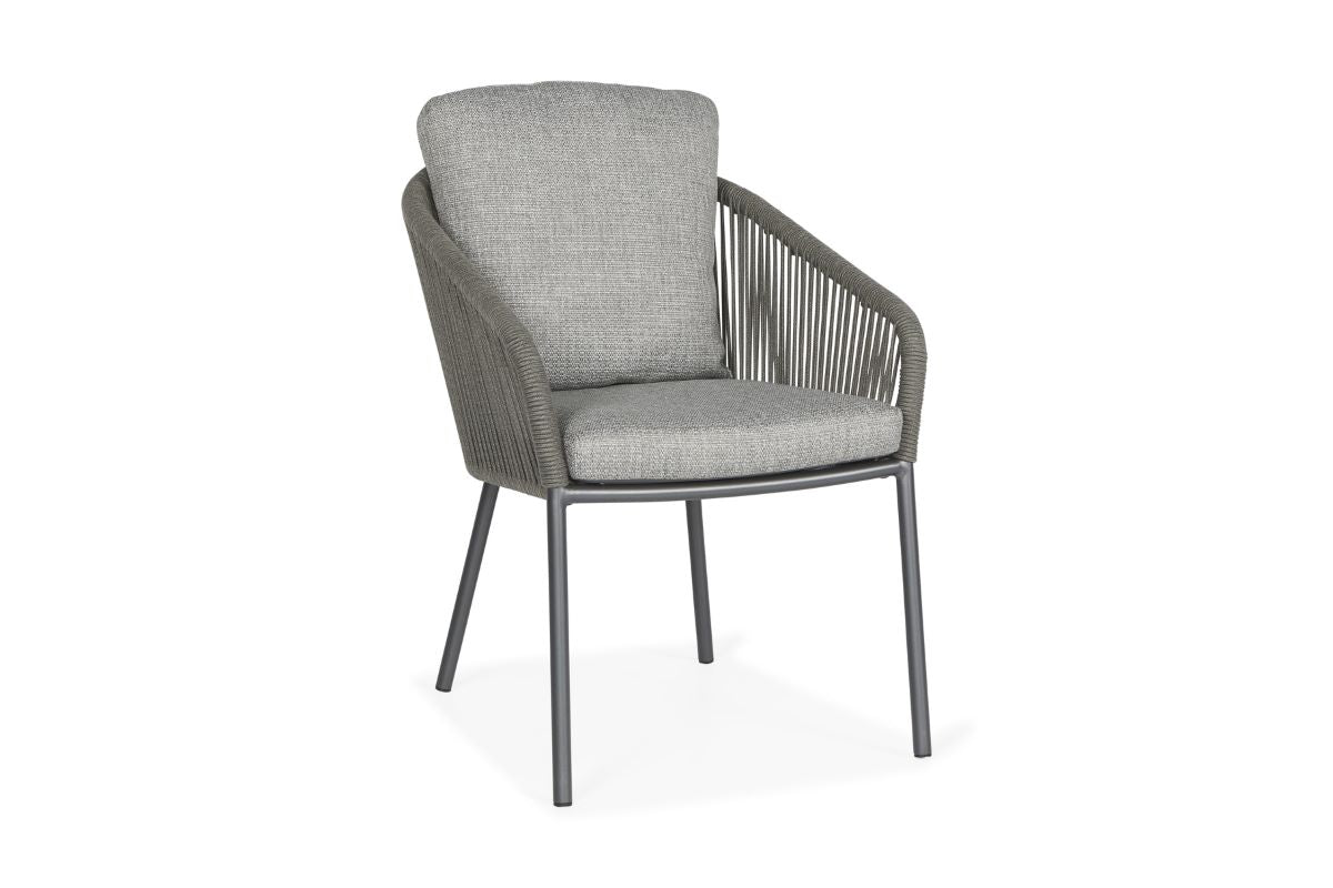 Tuinstoel Nappa - Fishbone - Royal Grey - Carbon Grey - Antraciet