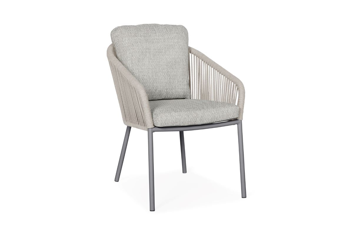 Tuinstoel Nappa - Fishbone - Royal Grey - Camel Sand - Soft Grey