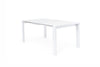 Verstelbare tuintafel Rialto - Aluminium - Matt White - 162 / 204 x 100 x 75