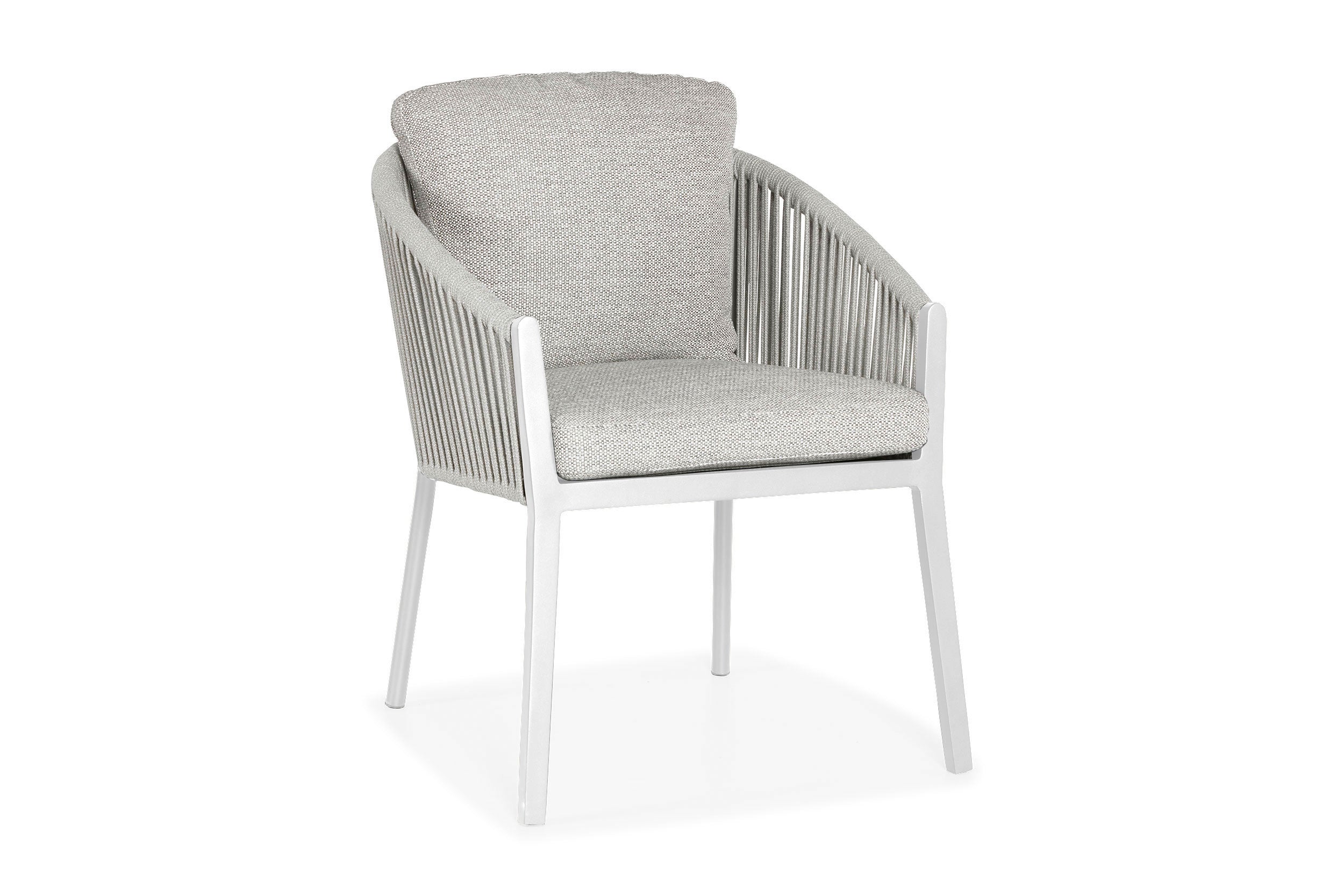 Tuinstoel Avero - Fishbone - Matt White - Camel Sand - Soft Grey