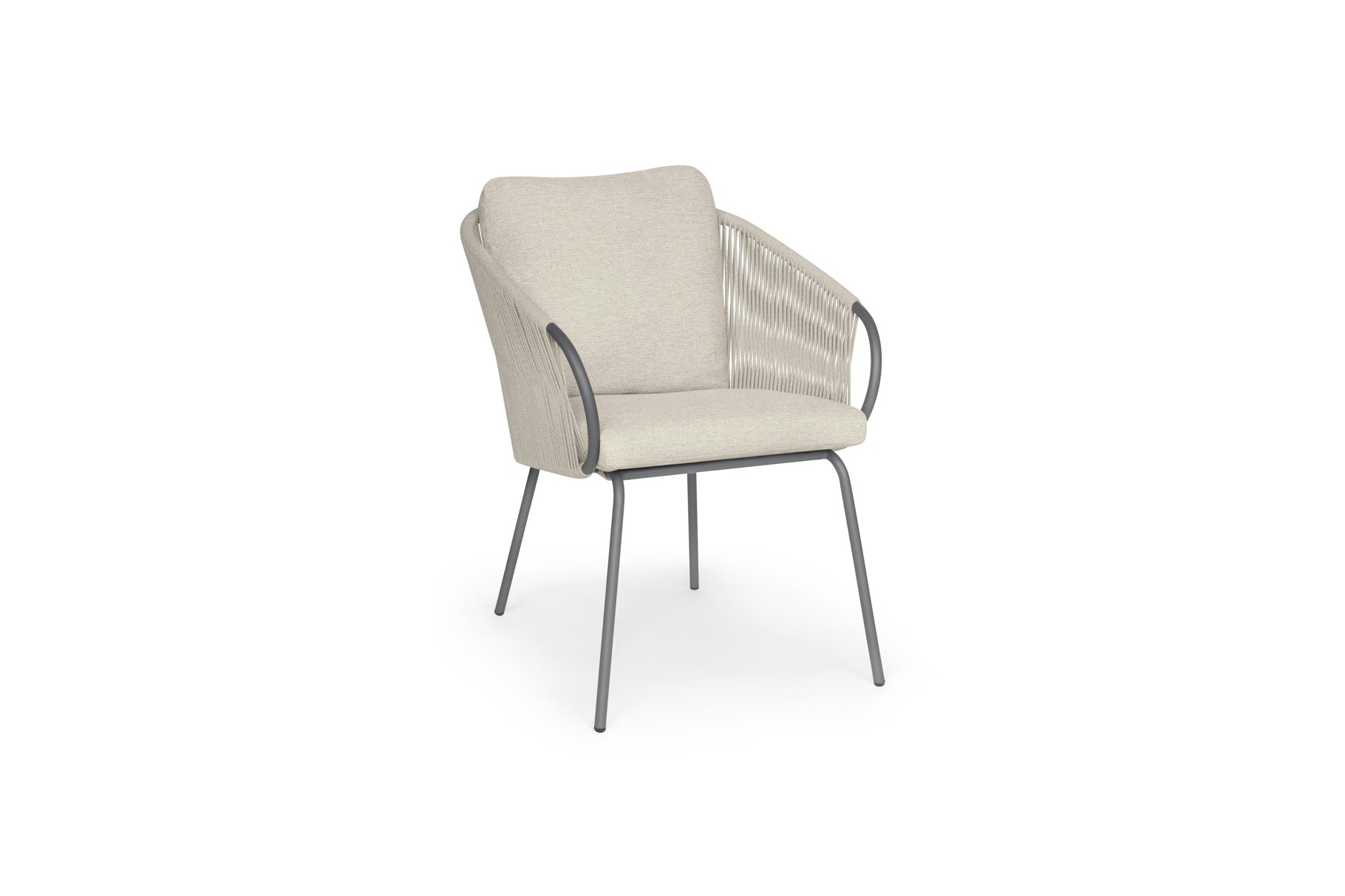 Tuinstoel Dolce - Royal Grey - Camel Sand - Natural Gravel