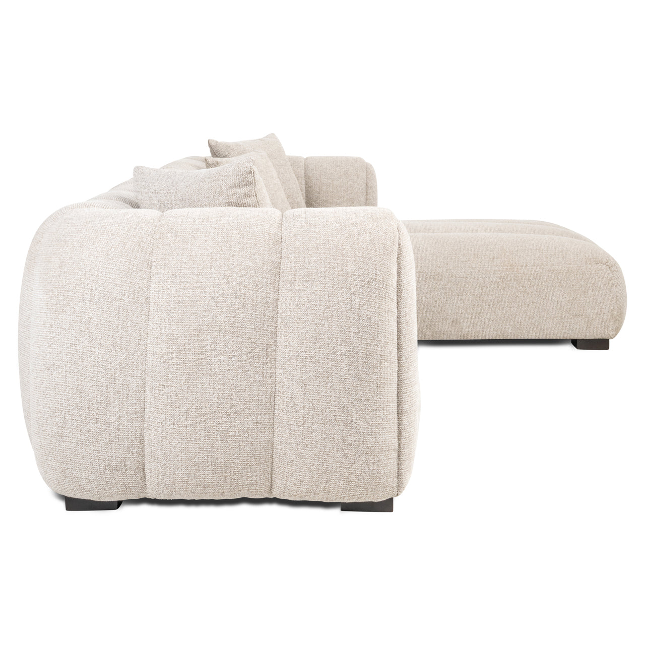 Hoekbank Novaro - Natural fancy - Lounge rechts