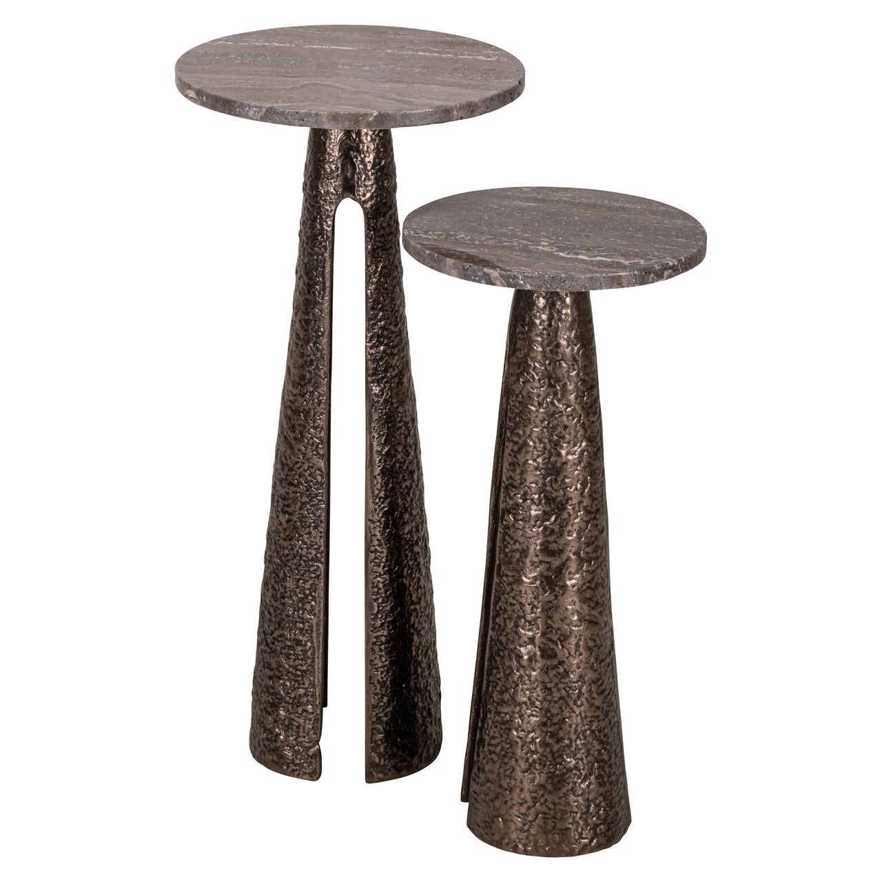 Bijzettafel Eldora - Bronze - Ø30 cm
