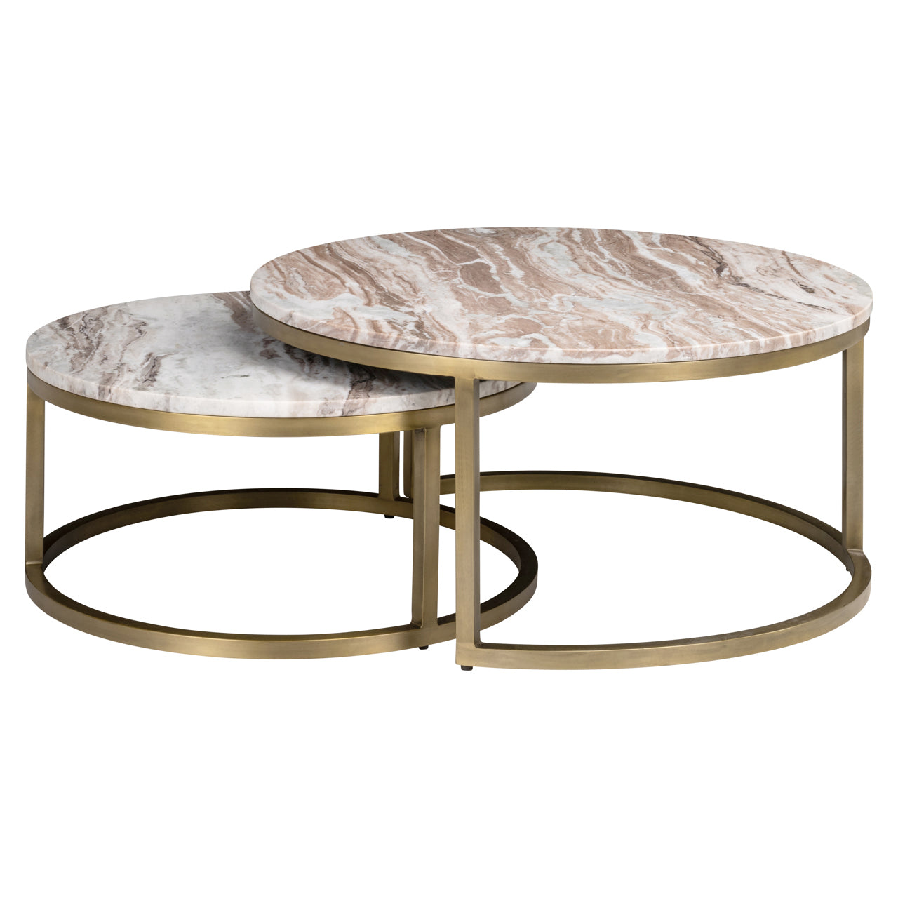Salontafel Bottega (set van 2)