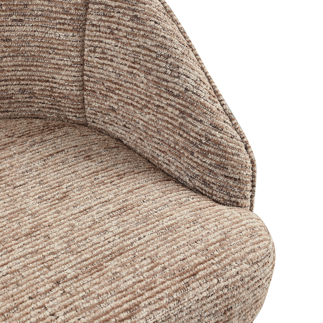 Draaistoel Beverly - Mocca linear