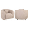 Fauteuil Luxandra - Sand tweed