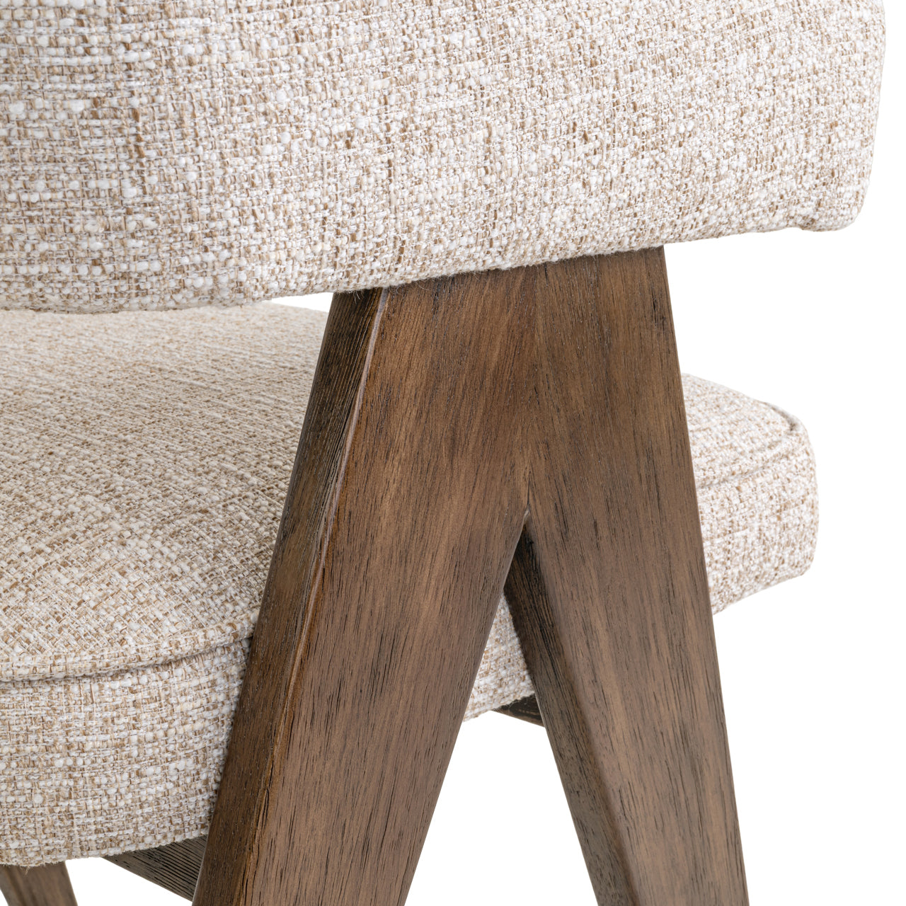 Eetkamerstoel Mori - Cream tweed