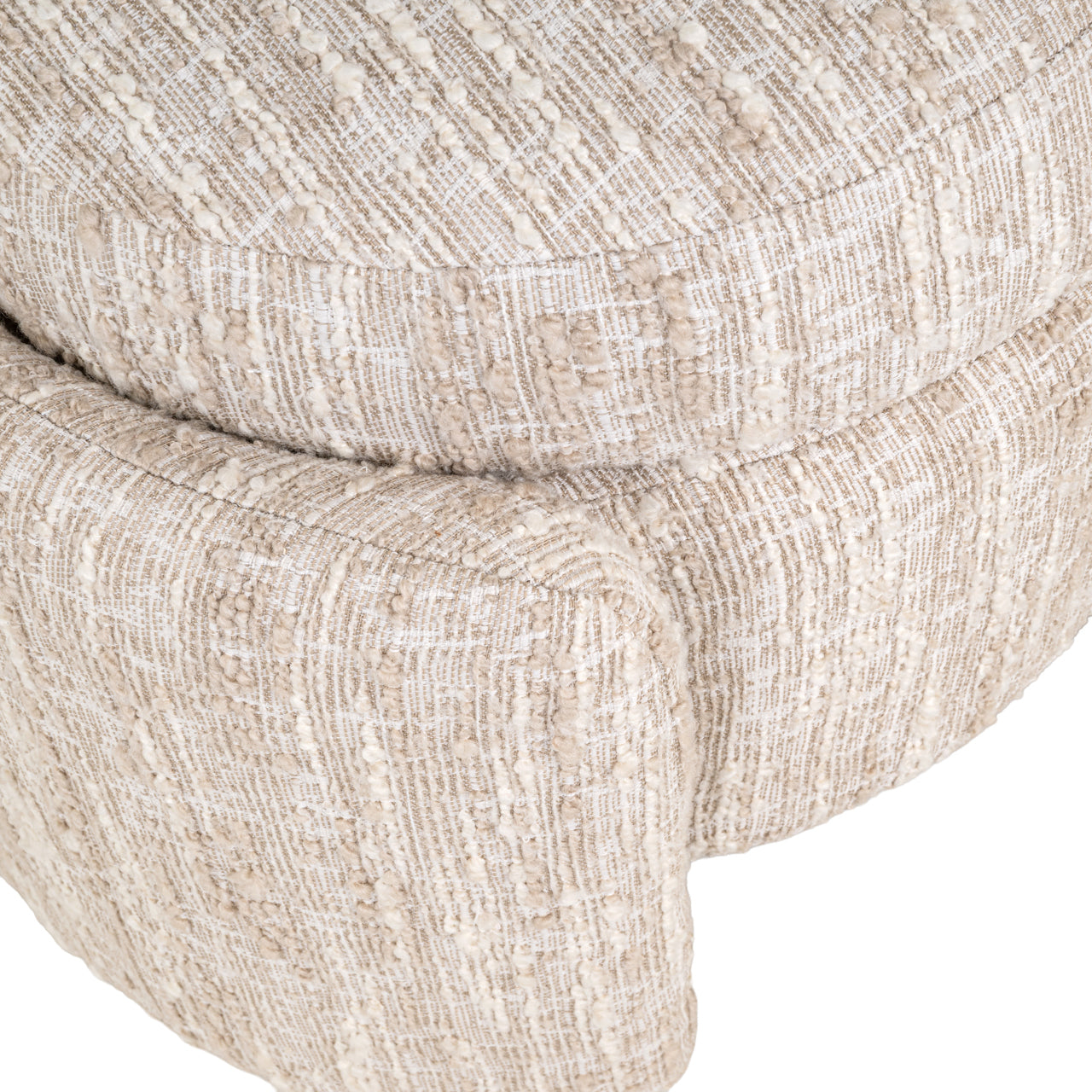 Poef Cupid - Beige angora