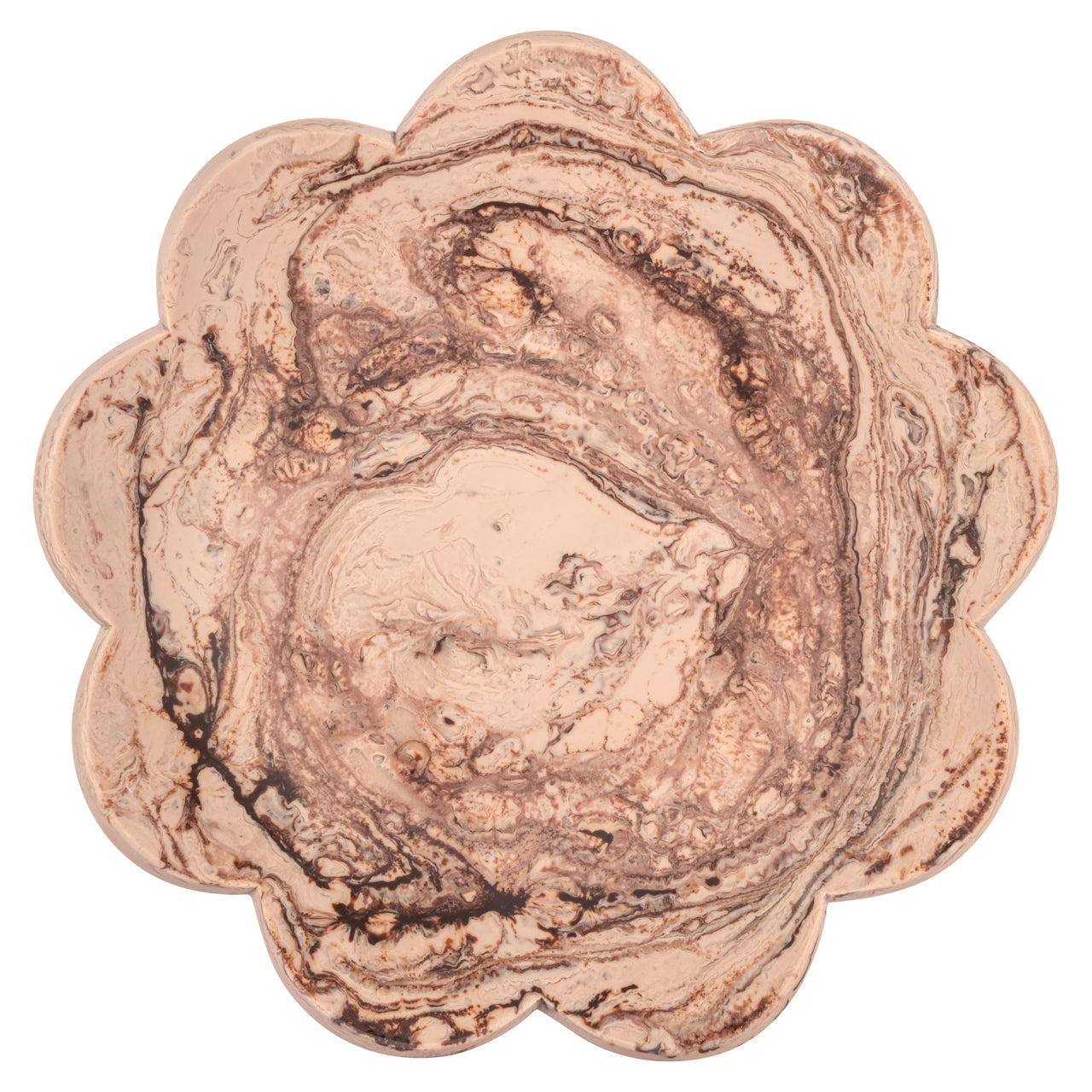 Schaal Peony - Chocolat brown