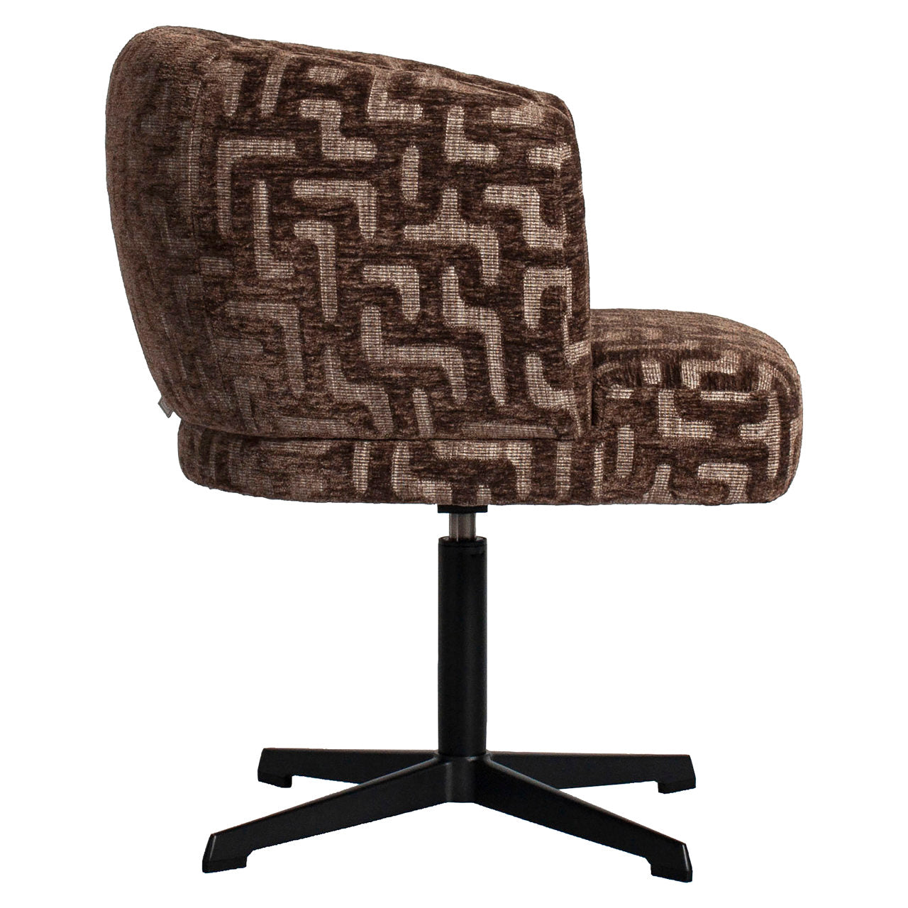 Eetkamerstoel Dinan - Brown labyrinth