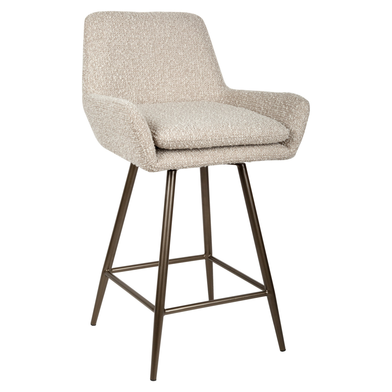 Barkruk Linsey - Laag - Natural chunky (set van 2)