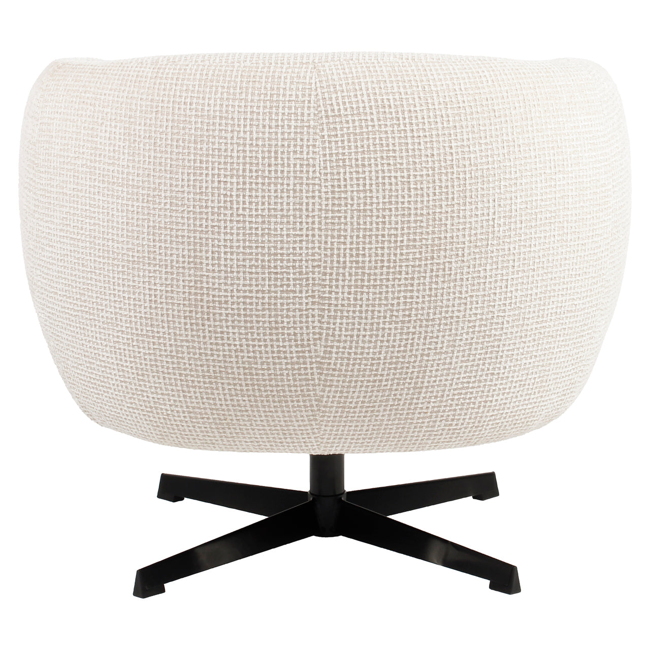 Fauteuil Estelle - Beige - Blockweave swivel