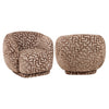 Fauteuil Negreslo - Brown labyrinth