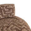 Fauteuil Franny - Brown labyrinth