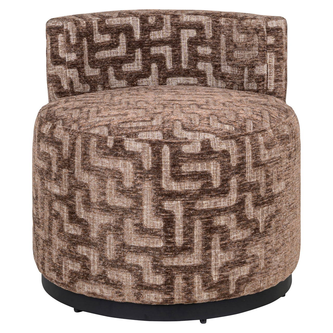 Fauteuil Franny - Brown labyrinth