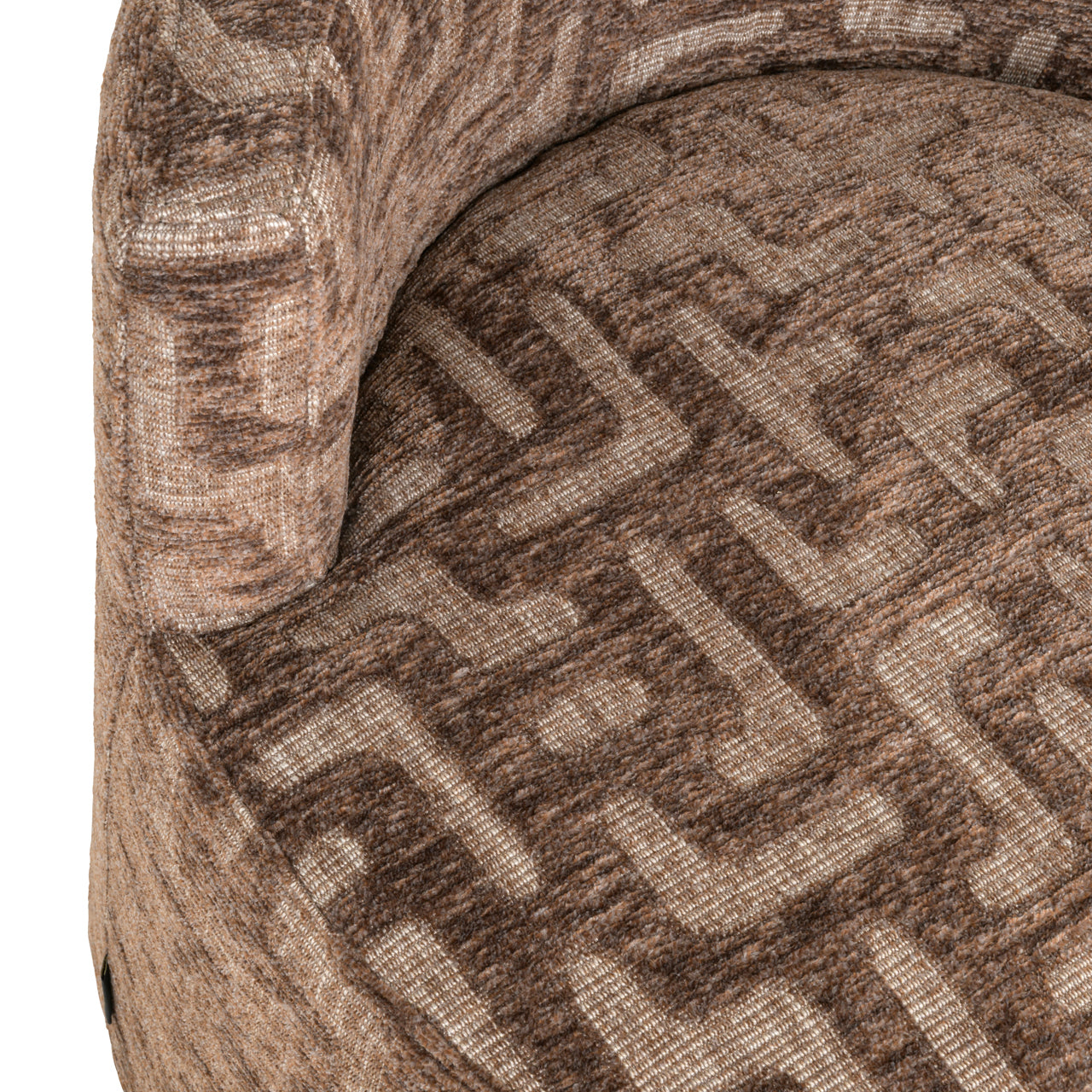 Fauteuil Franny - Brown labyrinth