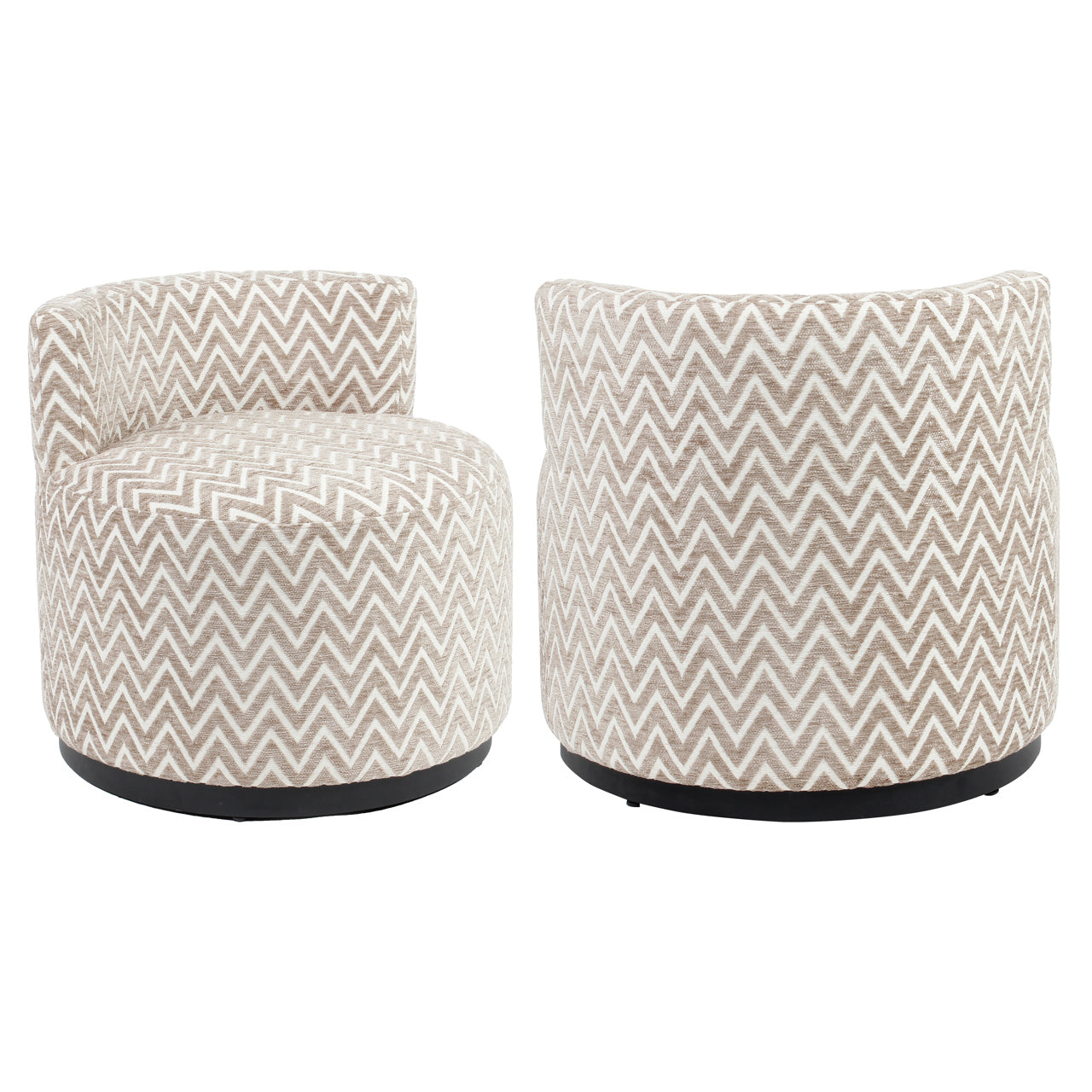 Fauteuil Franny - Sand chevron