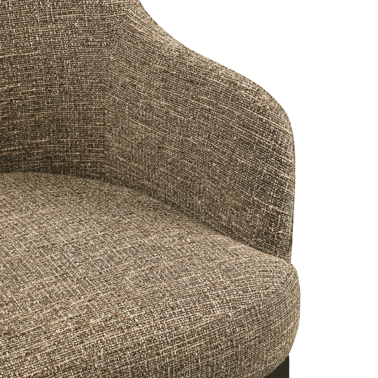 Eetkamerstoel Hadley - Bruin tweed
