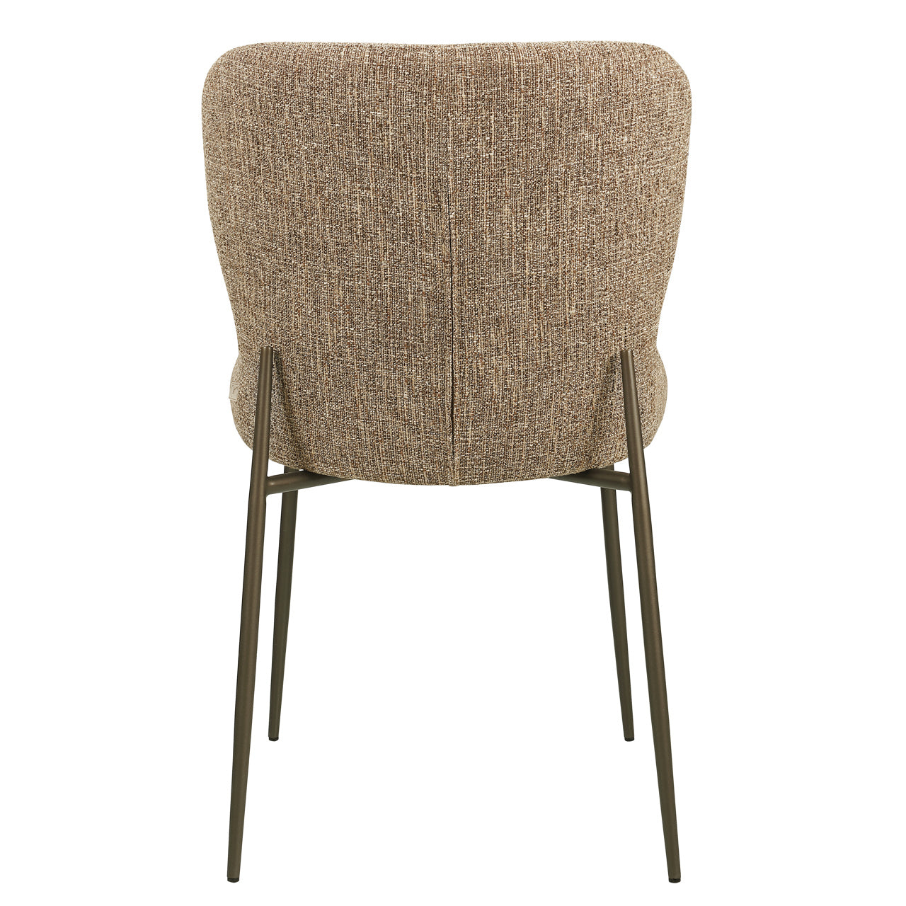 Eetkamerstoel Odarby - Bruin tweed (set van 2)