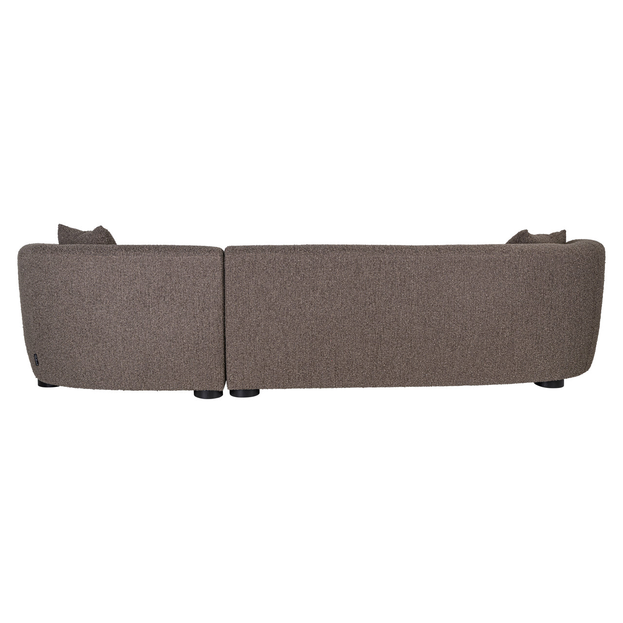Hoekbank Pandora - Brown chunky - Lounge rechts